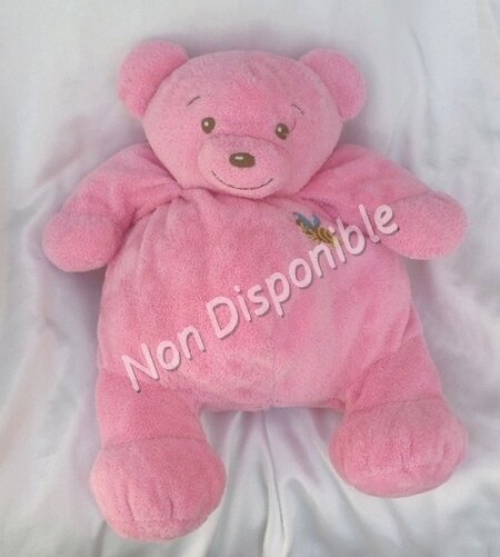 doudou ours rose