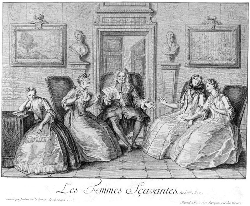 Quel Est Le Nom De La Femme De Molière Les femmes savantes - La douce et piquante