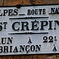 Saint-crépin, village insolite