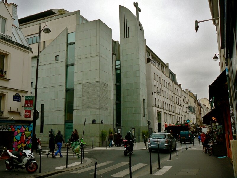 47 Rue De La Roquette 75011 Paris L'église Notre-Dame d'Espérance rue de la Roquette. - Photo de Paris