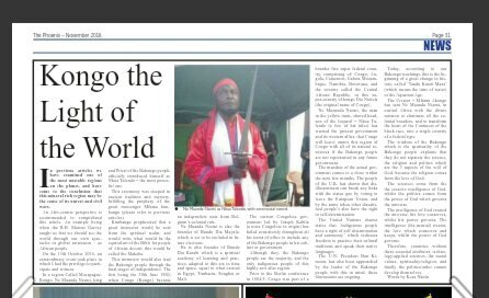 Article of Kesa Nkulu