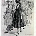 Les parisiennes sous les bombardements en 1918, les modes 1918