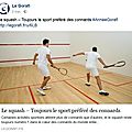 le squash, sport préféré des connards