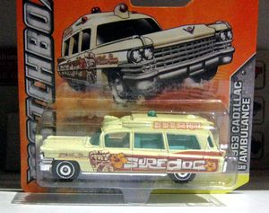 Cadillac ambulance de 1963 (Matchbox)