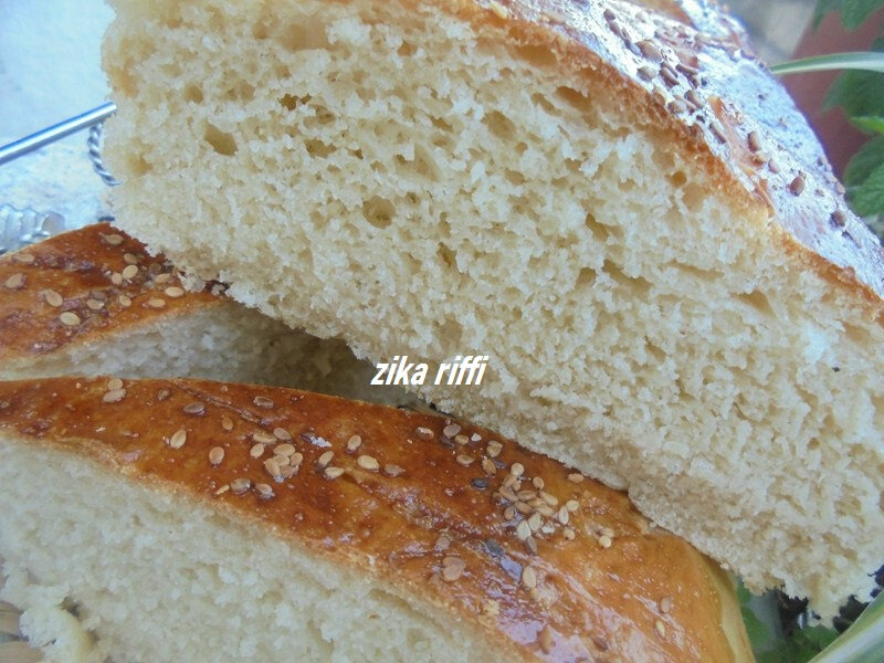 pain arabe au four khobz 3rab