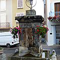 L'insolite fontaine de saint-bonnet-en-champsaur...