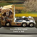 Mercedes actros truck'n roll. herpa. 1/87.