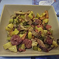 Sauté de porc au chorizo et légumes variés