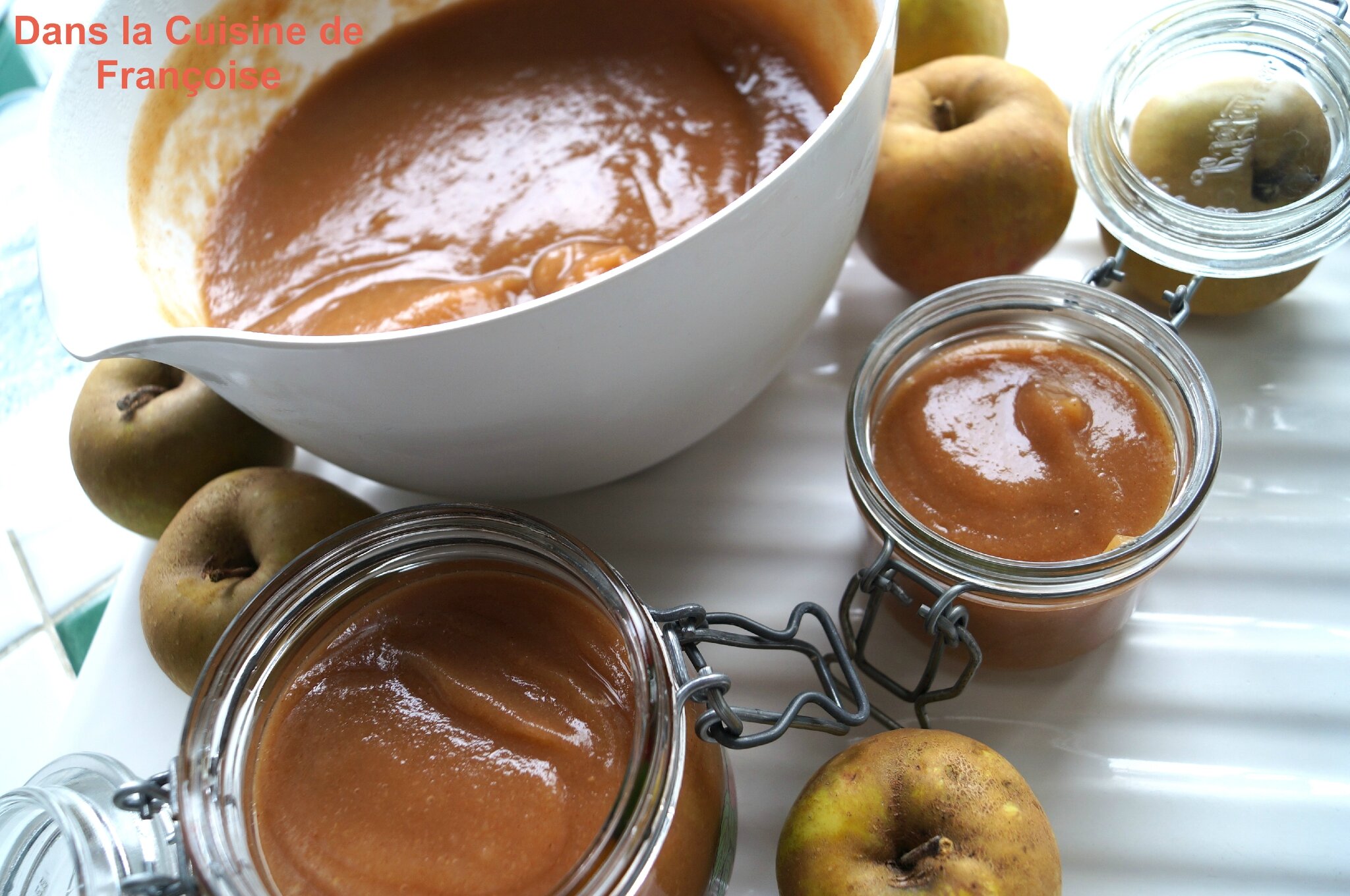 Compote de Pommes Dans la Cuisine de Françoise