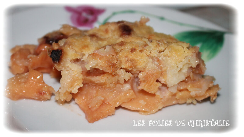Crumble coings pommes 7