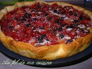 Tarte Aux Fruits Rouges Aufildemacuisine