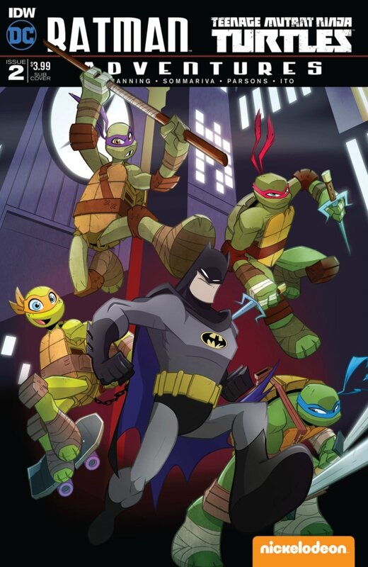 IDW batman TMNT adventures 02 martin sub cover