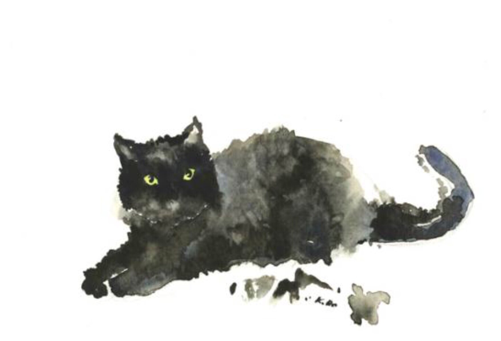 1 Les Chats Noirs En Aquarelle De L Art Et C Est Tout Sans Paroles Excessives Chacun Y Mettra Ce Qu Il Veut