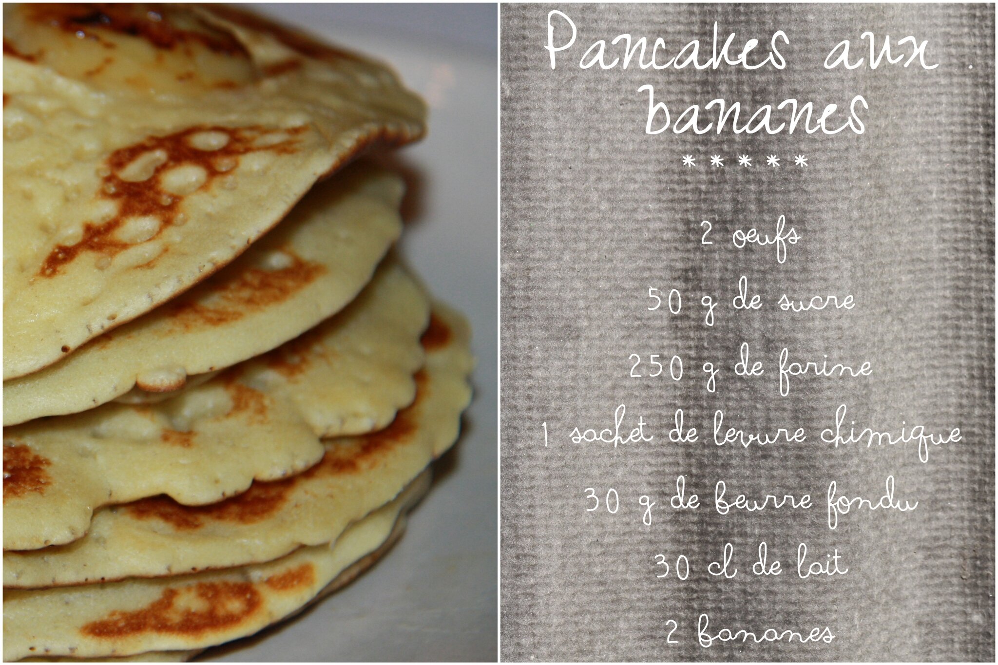 Pancakes Aux Bananes Les 5 Sens En Cuisine