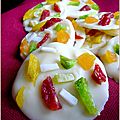 Mendiants aux fruits exotiques
