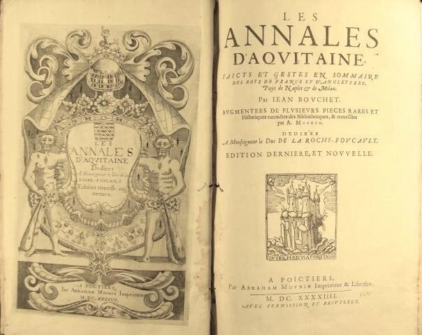 La légende d’Hercule créant la Pictavie ou Poitou dans les Annales d'Aquitaine de Jean BOUCHET (2)