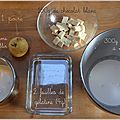 Mousse au chocolat blanc et dés de poire