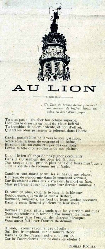 Arras au lion
