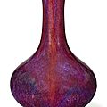 A flambé-glazed vase, qing dynasty, 18th-19th century