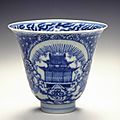 Cup with a scene of taoist temples, ming dynasty (1368-1644), reign of the jiajing emperor (1522-1566)