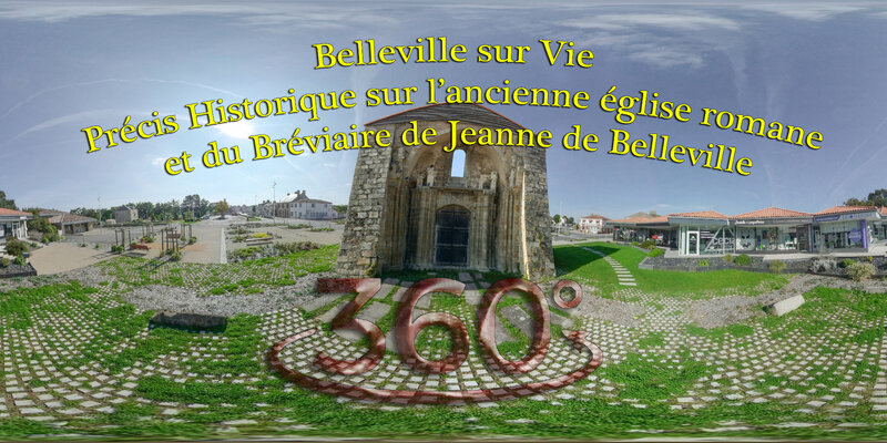 Belleville sur Vie - Précis Historique sur l’ancienne église romane et du Bréviaire de Jeanne de Belleville