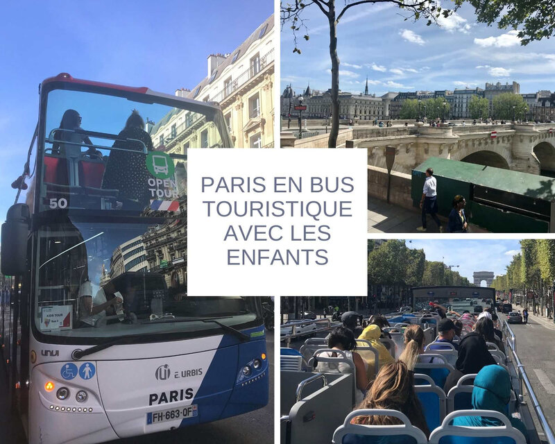 Paris en bus touristique ©Kid Friendly