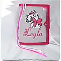 Protége carnet de santè personnalisé CHATON NEUD LEYLA