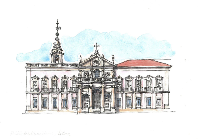 Fernanda Lamelas,Palácio das Necessidades Lisboa