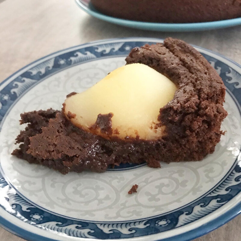 Gâteau chocolat poires ©Kid Friendly