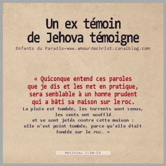 Une Ex Temoin De Jehovah Temoigne Enfants Du Paradis Les Benis De Dieu En Jesus Christ