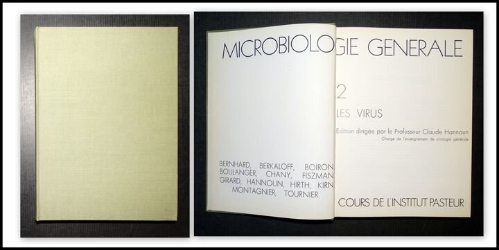 Microbiologie Générale Tome 2 Cours De Linstitut Pasteur - 