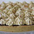 Tarte au chocolat de pierre herme et mousse a la mangue