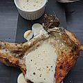 Cote de porc a la raclette