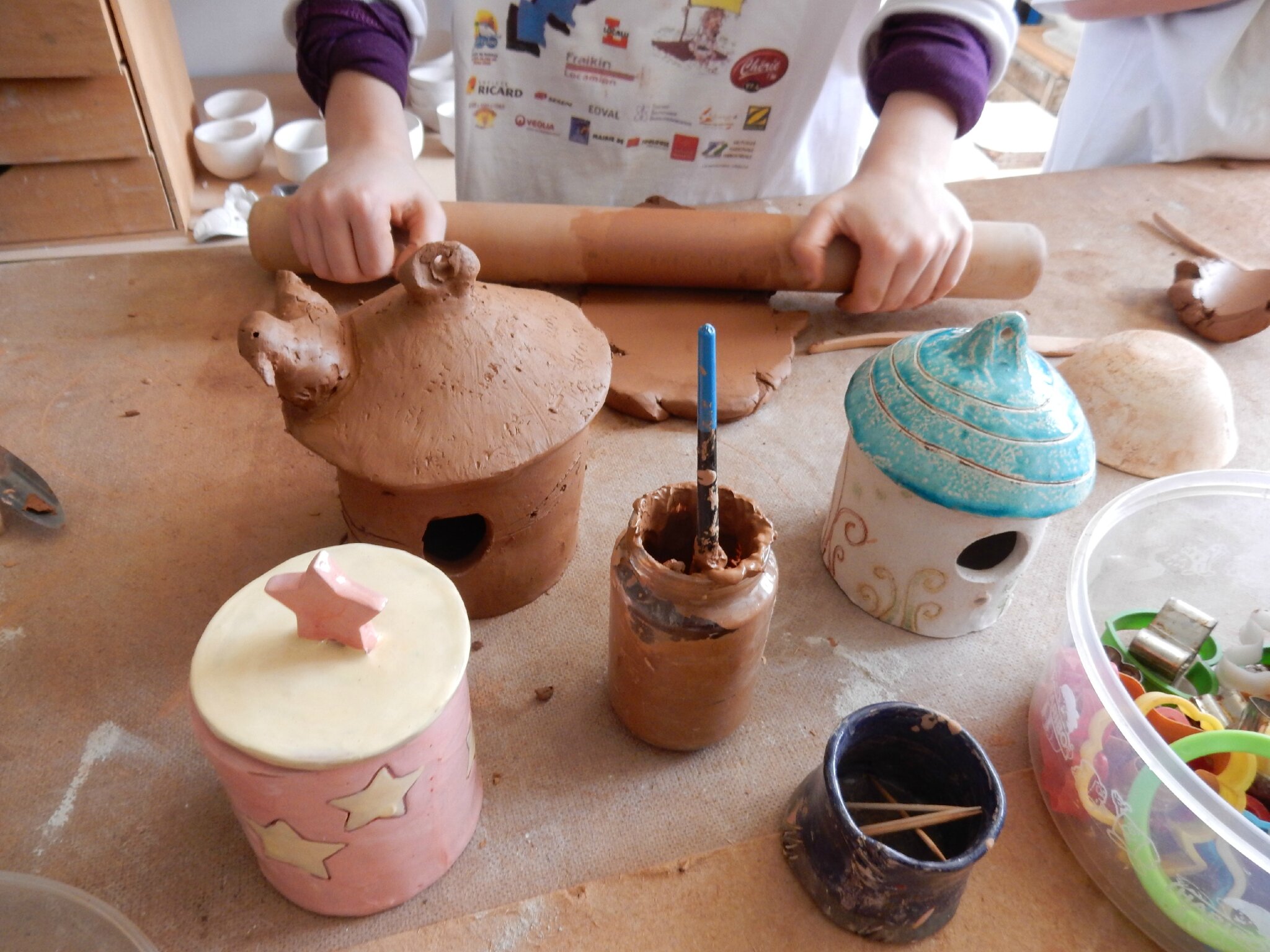 Atelier poterie pour les enfants (21, 24, 31 oct)