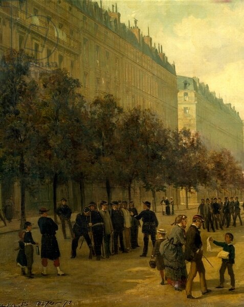 Anonyme, recrutement de volontaire pendant le siège de Paris, 1871