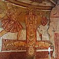 Vic, église Saint-Martin, fresques, crucifixion (36)
