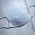 Tuto crochet - masque de protection facile, réutilisable, avec filtres (très rapide)