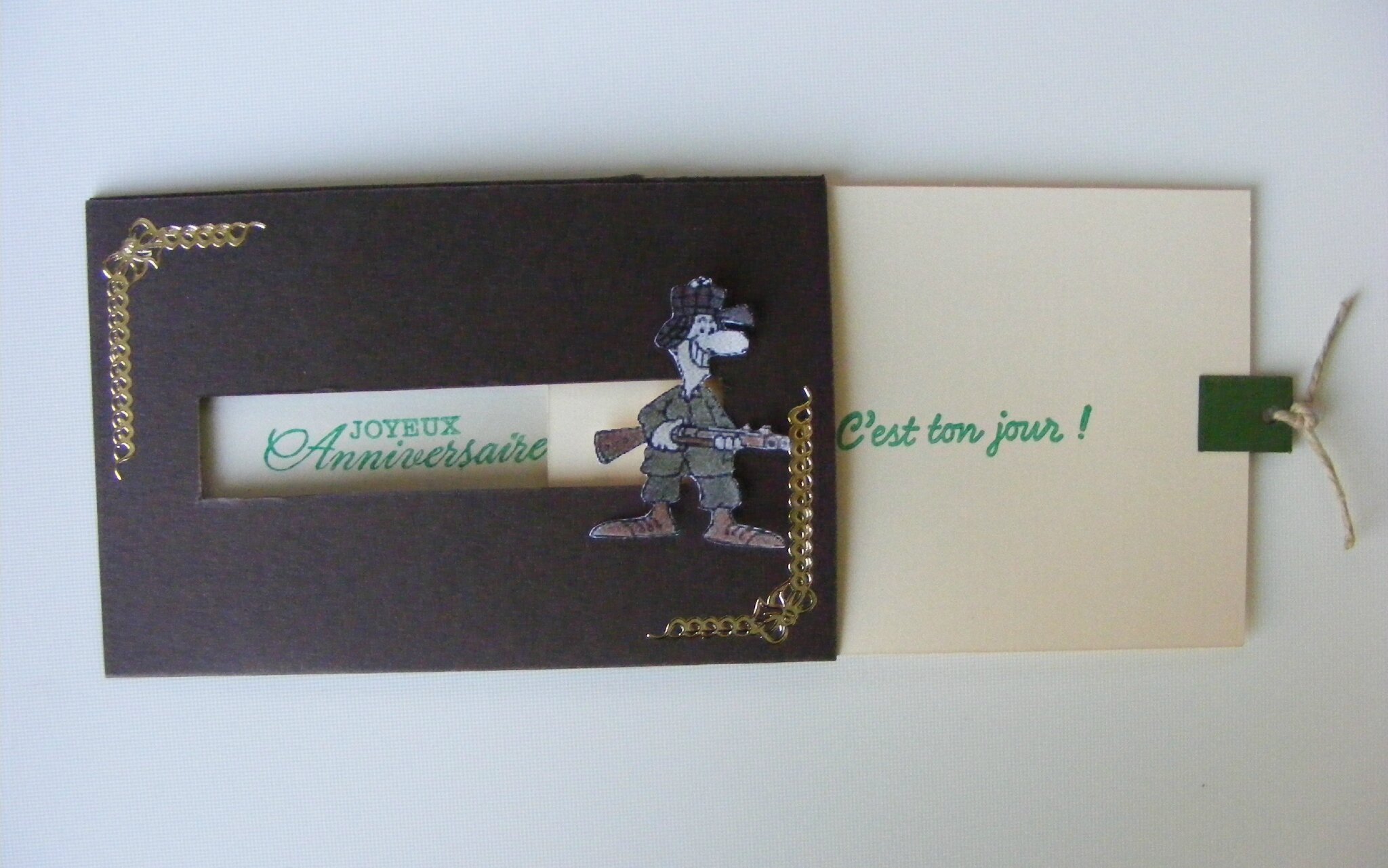 Carte Anniversaire Florian Le Scrap De La Taniere