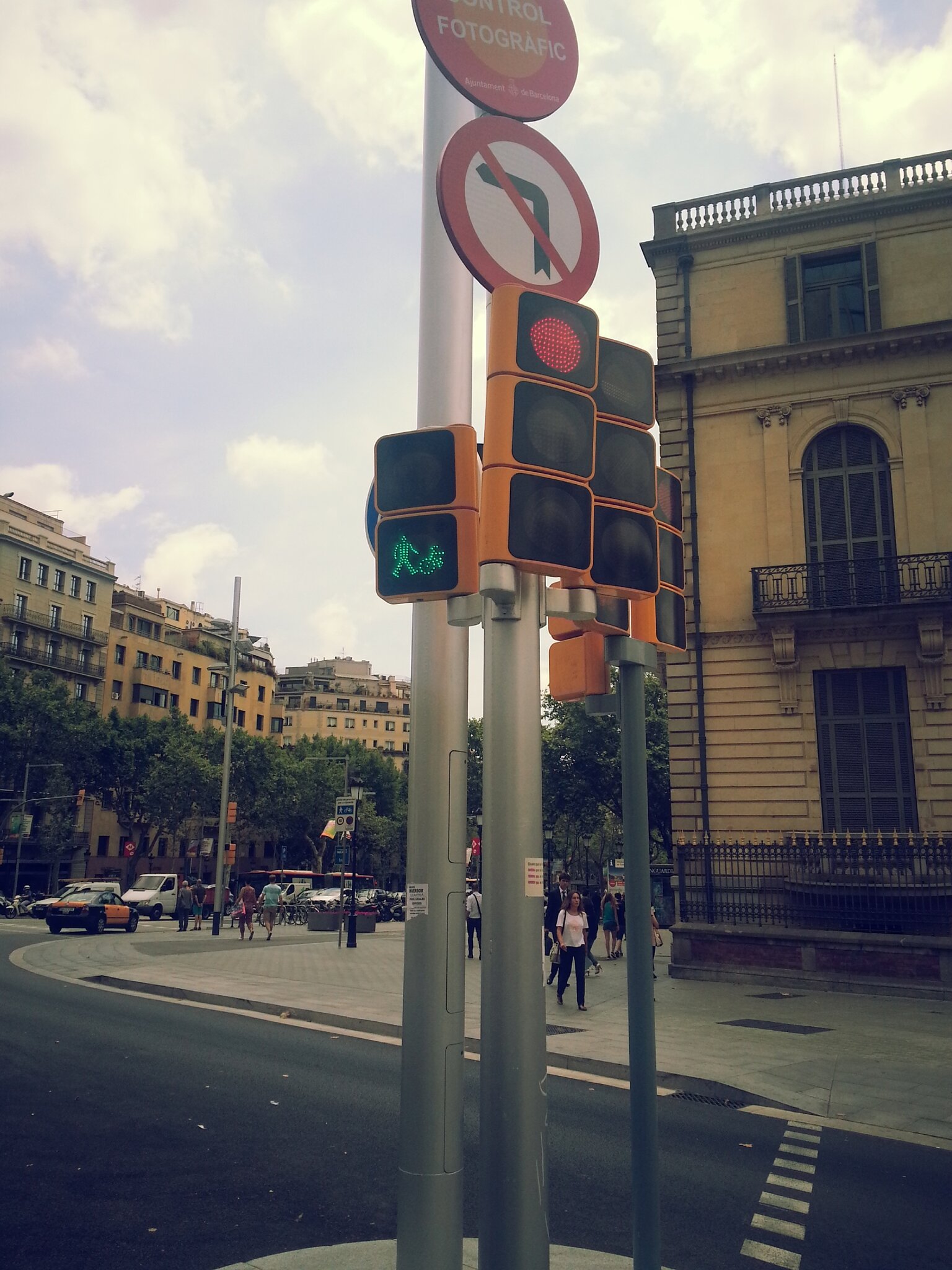 1ère Partie Barcelone Les Feux Piétons La Vie Dune