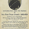 Louis-Ernest-Prosper-Alexandre Girard 43e RAC, 43e batterie de 90