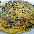 Omelette aux fleurs de plantain