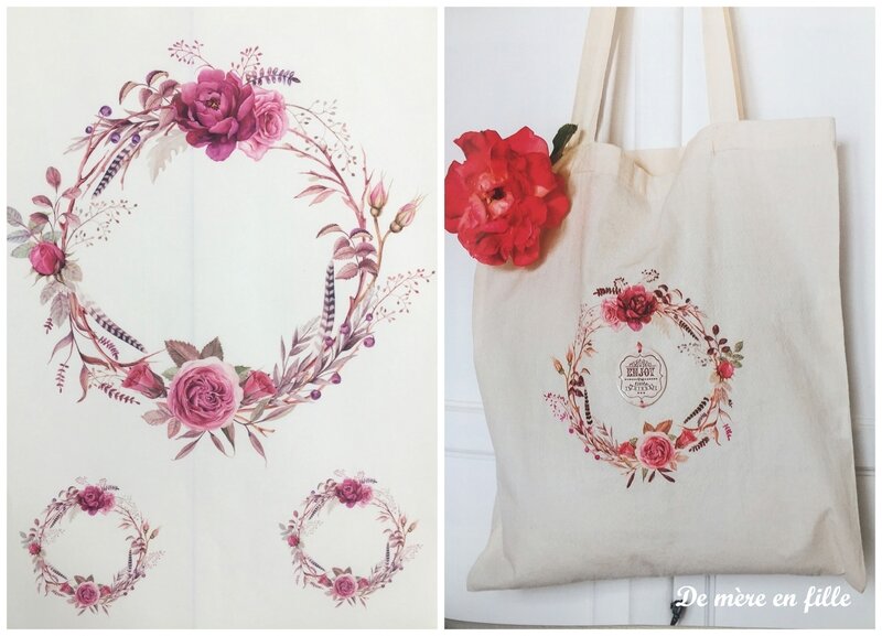 couronne de roses romantiques