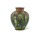 A sancai-glazed 'figural' jar, tang dynasty (618-907)
