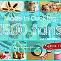 Concours 1500 fans sur facebook