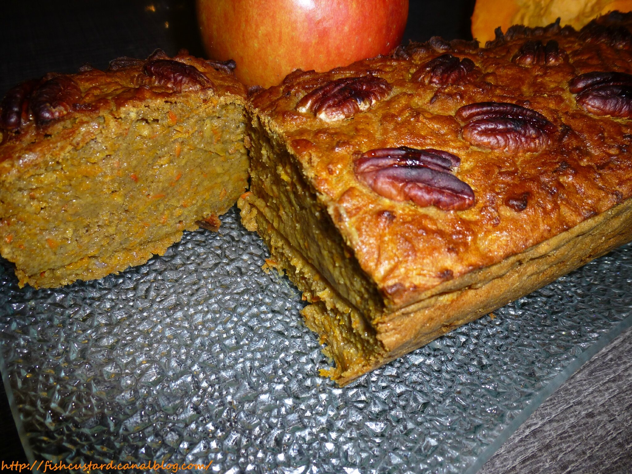 Cake Au Potimarron Pommes Et Cannelle Sans Gluten Produit Laitier Sucre Et Matiere Grasse Fish Custard