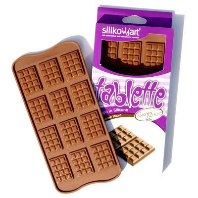 Moule silicone chocolat mini-tablettes