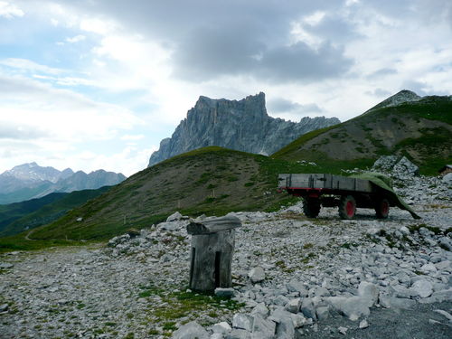 vue de Carschina Hütte