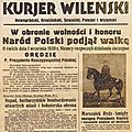 Pologne-septembre 1939, coupures de journaux.