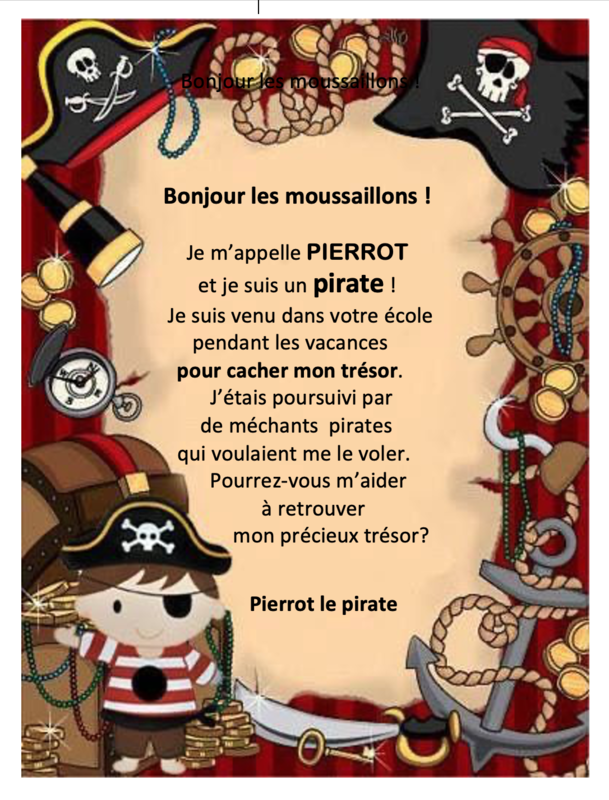 Mon cahier d'écriture - Lettres bâtons - Pirates