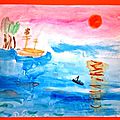 paysages marins inspirés de Claude Monet